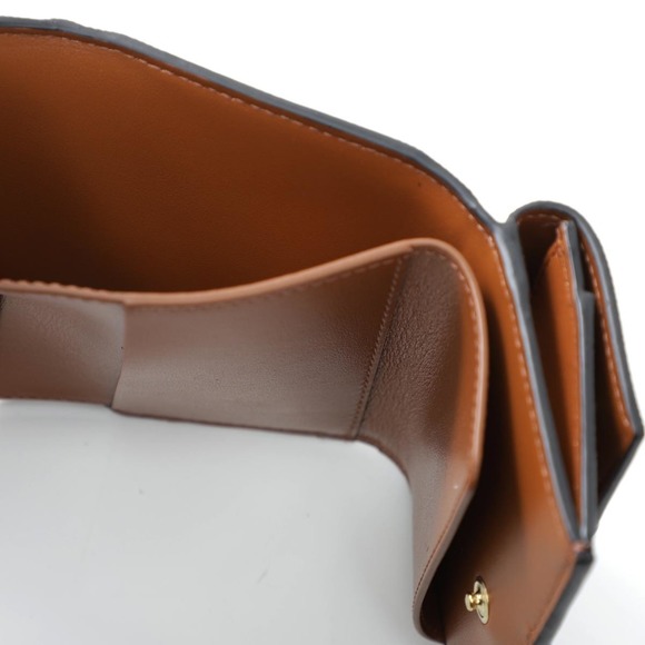 Celine Trifold Wallet with Coin Brown - Picture 5 of 7